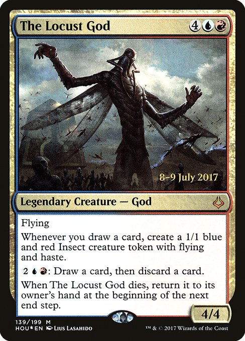 The Locust God (Hour of Devastation Promos) | Magic the Gathering | MTG Top  Decks
